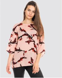 Samsøe & Samsøe - Marice Ss Aop Top 9315 - Lyst