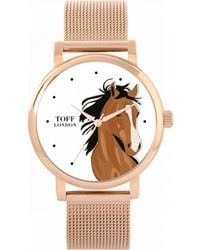 Toff London - Tlws-23817 Ladies Arabian Horse Head Watch - Lyst