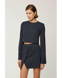 Hiccup - Striped Crew Neck Blouse - Lyst