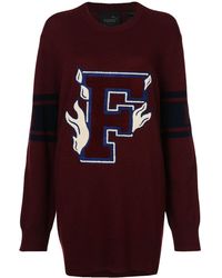 PUMA - X Rihanna Fenty Varsity Letter Sweater Cotton - Lyst
