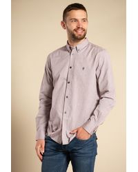 French Connection - Cotton Long Sleeve Oxford Shirt - Lyst