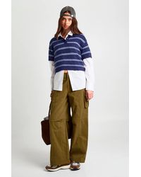 Boohoo - Twill Cargo Trousers - Lyst