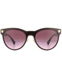 Versace - Sunglasses Ve2198 12528H Transparent Bordeaux Gradient - Lyst
