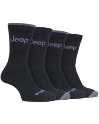 Jeep - 4 Pairs Anti Blister Thick Cushioned Luxury Boot Socks - Lyst