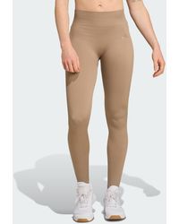 adidas - Workout Essentials Full-Length Knit Leggings - Lyst