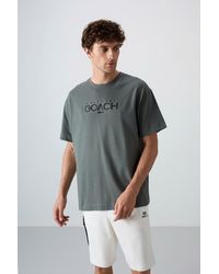 TOMMY LIFE - Oversized Logo Patch Crew Neck T-Shirt - Lyst