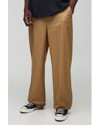 BoohooMAN - Tall Relaxed Fit Tailored Trousers - Lyst