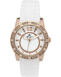 Yonger & Bresson - And Bresson Leather Watch With Rose Bezel Rubber - Lyst