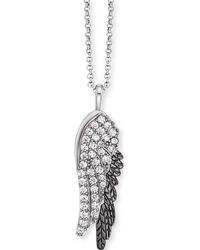 Engelsrufer - Ern-Wingduo-Zi-Bib Ladies Wing Necklace Sterling - Lyst