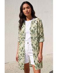 Roman - Floral Print Longline Blouse - Lyst