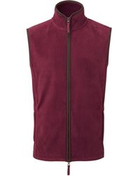 PREMIER - Artisan Fleece Gilet - Lyst