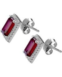 Orphelia - 'Enora' 925 Sterling Stud Earrings - Lyst