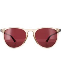 Polaroid - Rectangle Transparent And Havana Polarized Pld 4152/S - Lyst