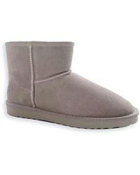 Aus Wooli - Australia Short Sheepskin Ankle Boot - Lyst