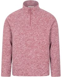 Mountain Warehouse - 'Snowdon' Fleece Top Half Zip Breathable Quick Dry Sweater - Lyst