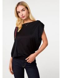 Pink Vanilla - Off Shoulder Slinky Band Top - Lyst