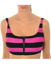 Michael Kors - Zip-front Bikini Top - Lyst