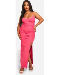 Boohoo - Plus Lace Power Mesh Bandage Dress - Lyst