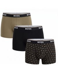 BOSS - Pack Of 3 Elastic Cotton Boxer Shorts 50554443 - Lyst