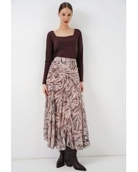 Bigdart - High Waist Paisley Maxi Skirt - Lyst