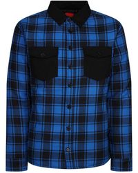 Luke 1977 - Ellan Valley Regular Fit Overshirt Blue - Lyst
