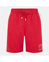 Off-White c/o Virgil Abloh - Off Solid Sweat Shorts With Clean Hem - Lyst