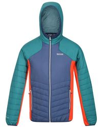 Regatta - Trutton Hooded Soft Shell Jacket (Admiral/Pacific) - Lyst