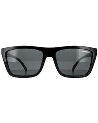 Arnette - Square Shiny Dark Sunglasses - Lyst