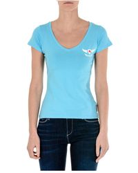 Andrew Charles by Andy Hilfiger - T-Shirt Short Sleeves V-Neck Light Tapiwa - Lyst
