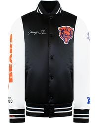 Mitchell & Ness - Nfl Chicago Bears Satin Bomber Jacket - Lyst