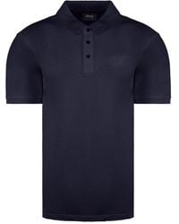 Armani Jeans - Logo Polo Shirt Cotton - Lyst