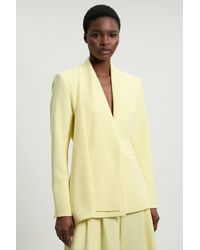 Karen Millen - Soft Tailored Single Breasted Blazer - Lyst