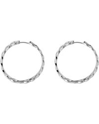 Orphelia - 'Bambi' 925 Sterling Hoop Earrings - Lyst