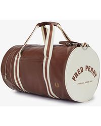 Fred Perry - Recycled Polyester Classic Barrel Bag - Lyst