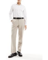 ASOS - Smart Straight Leg Trousers - Lyst