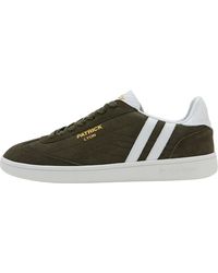 Patrick - Lyon Suede Cupsole Trainers - Lyst