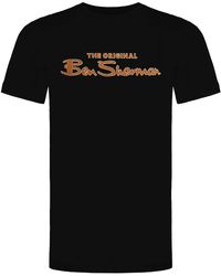 Ben Sherman - Large Logo T-Shirt Cotton - Lyst