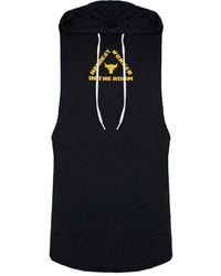 Under Armour - Project Rock Sleeveless Hoodie Cotton/Polyester - Lyst