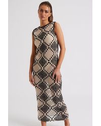Urban Bliss - Stitchy Mono Racer Maxi Dress - Lyst