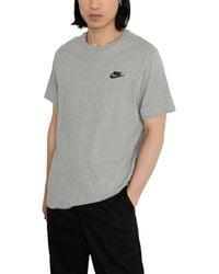 Nike - Ar4997 Club T Shirts Short Sleeve Retro Athletic Sportswear Cotton Tee - Lyst