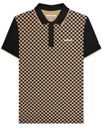 Lambretta - Two Tone All-Over Print Polo Shirt /Nomad) - Lyst