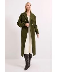 PRINCIPLES - Oversized Drop Shoulder Double Breasted Coat - Lyst