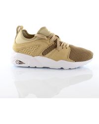 PUMA - Trinomic Blaze Of Glory Soft Mid Lace Up Trainers 364128 04 - Lyst