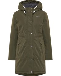 Icebound - Winter Parka Klima Iglo Dames Donkere Olijf - Lyst