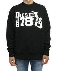 DIESEL - Distorted Logo Sweatshirt - Lyst