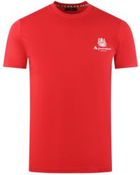 Aquascutum - London Aldis Brand Logo On Chest T-Shirt - Lyst