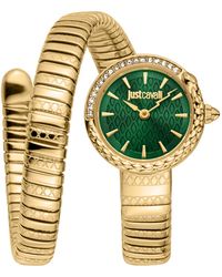 Just Cavalli - Jc1L301M0035 Cerchio Snake Analog Watch For - Lyst