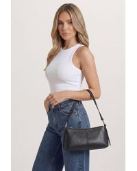 MissPap - Faux Leather Slouchy Shoulder Bag - Lyst