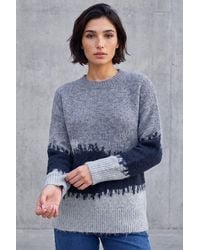 Roman - Petite Abstract Knit Jumper - Lyst