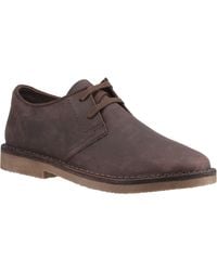 Hush Puppies - Scout Leather Waxy Lace-Up Shoes - Lyst